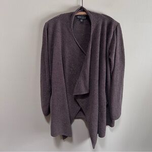 Barefoot Dreams ~Cozychic Lite Island Wrap Cocoa Cardigan Sweater in size L/ XL